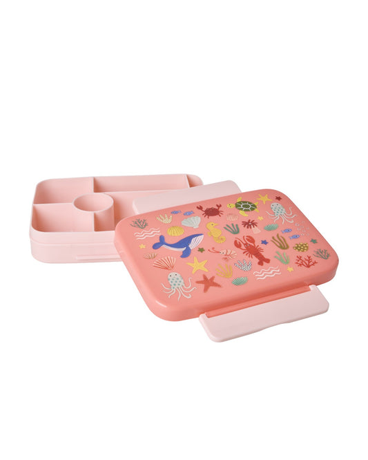 Lunchbox mit 6 Fächern ocean pink