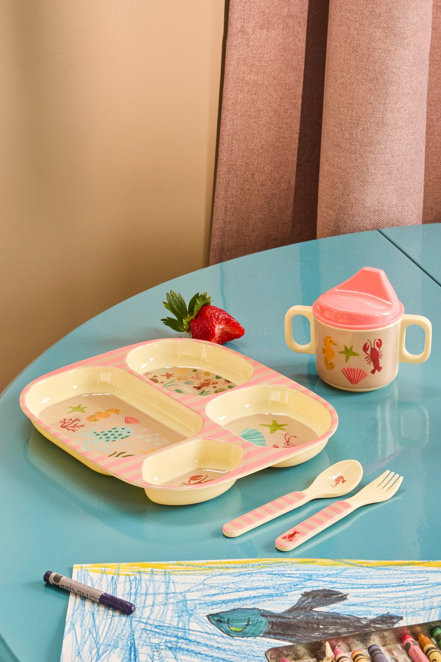 Baby Geschirrset Geschenkbox 4-teilig