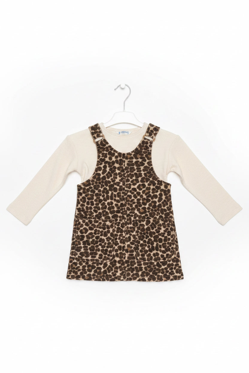 Mayoral Latzkleid und T-Shirt
