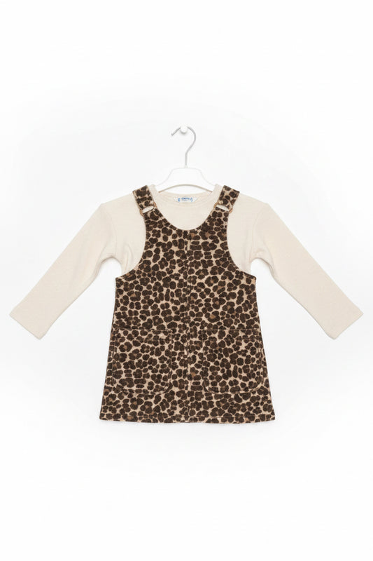 Mayoral Latzkleid und T-Shirt