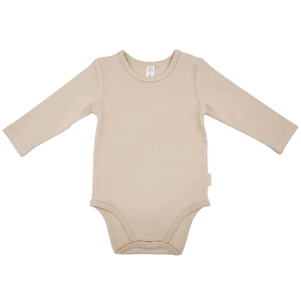 Baby Body Langarm Jersey Schulterverschluss