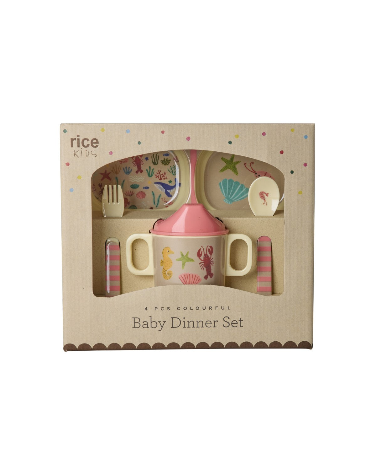 Baby Geschirrset Geschenkbox 4-teilig