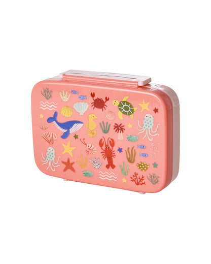 Lunchbox mit 6 Fächern ocean pink