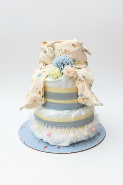 Windeltorte Lion mit Babyset | Geschenk zur Geburt