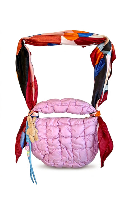 ZOLU Mini Teddy Bag mit Tuch & Charm – Unikat für Kids
