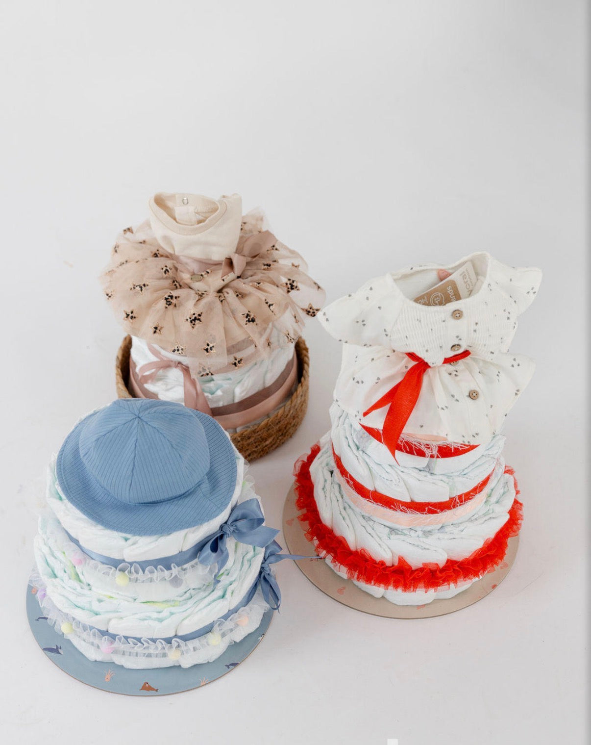 Individuelle Windeltorte nach Wunsch | Personalisiertes Geschenk zur Geburt