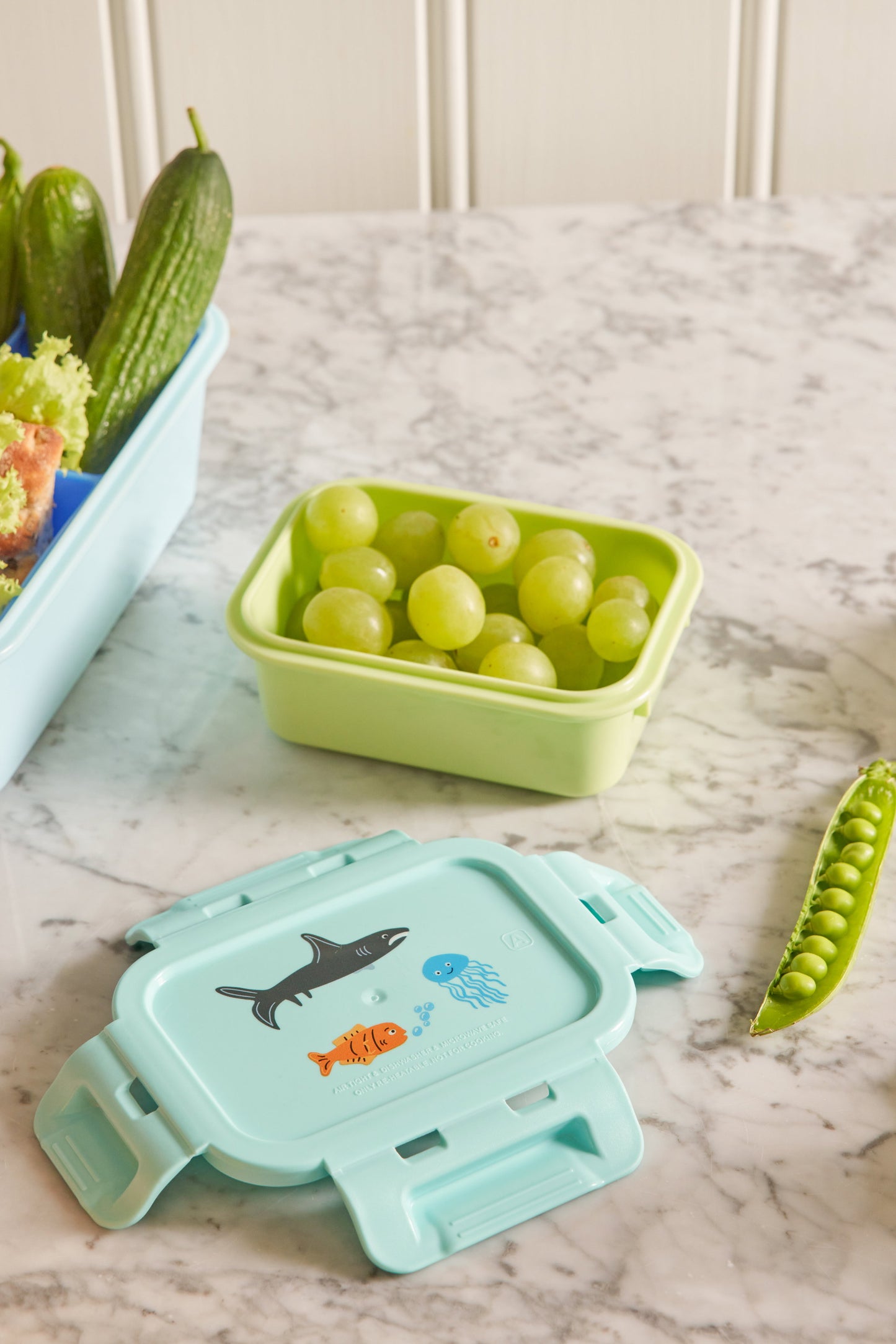Lunchbox klein luftdicht ocean blue