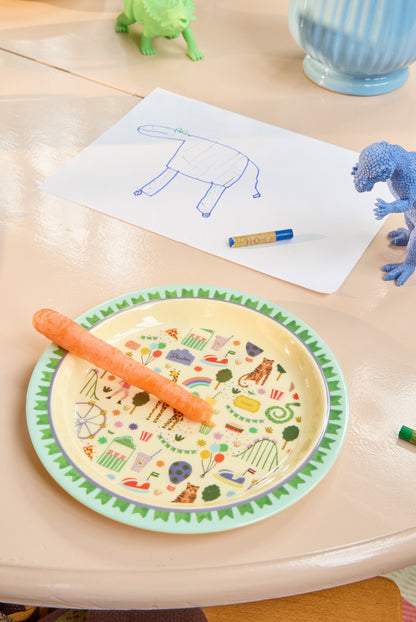 Kinder Lunch Teller