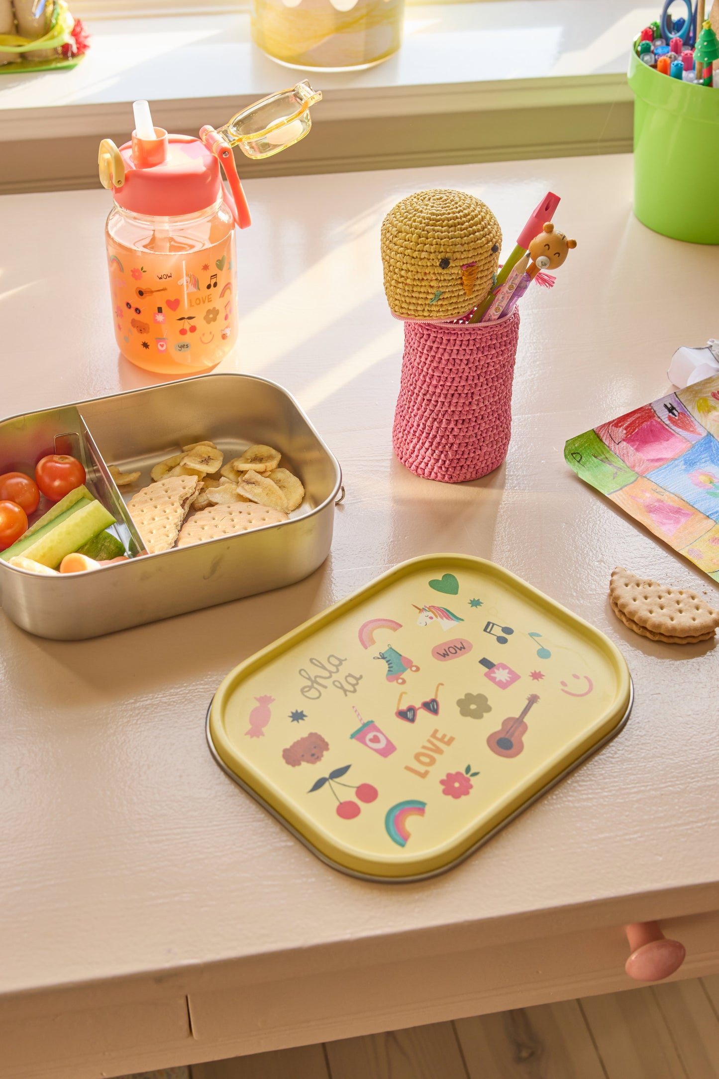 Edelstahl Lunchbox groß 1400 ml