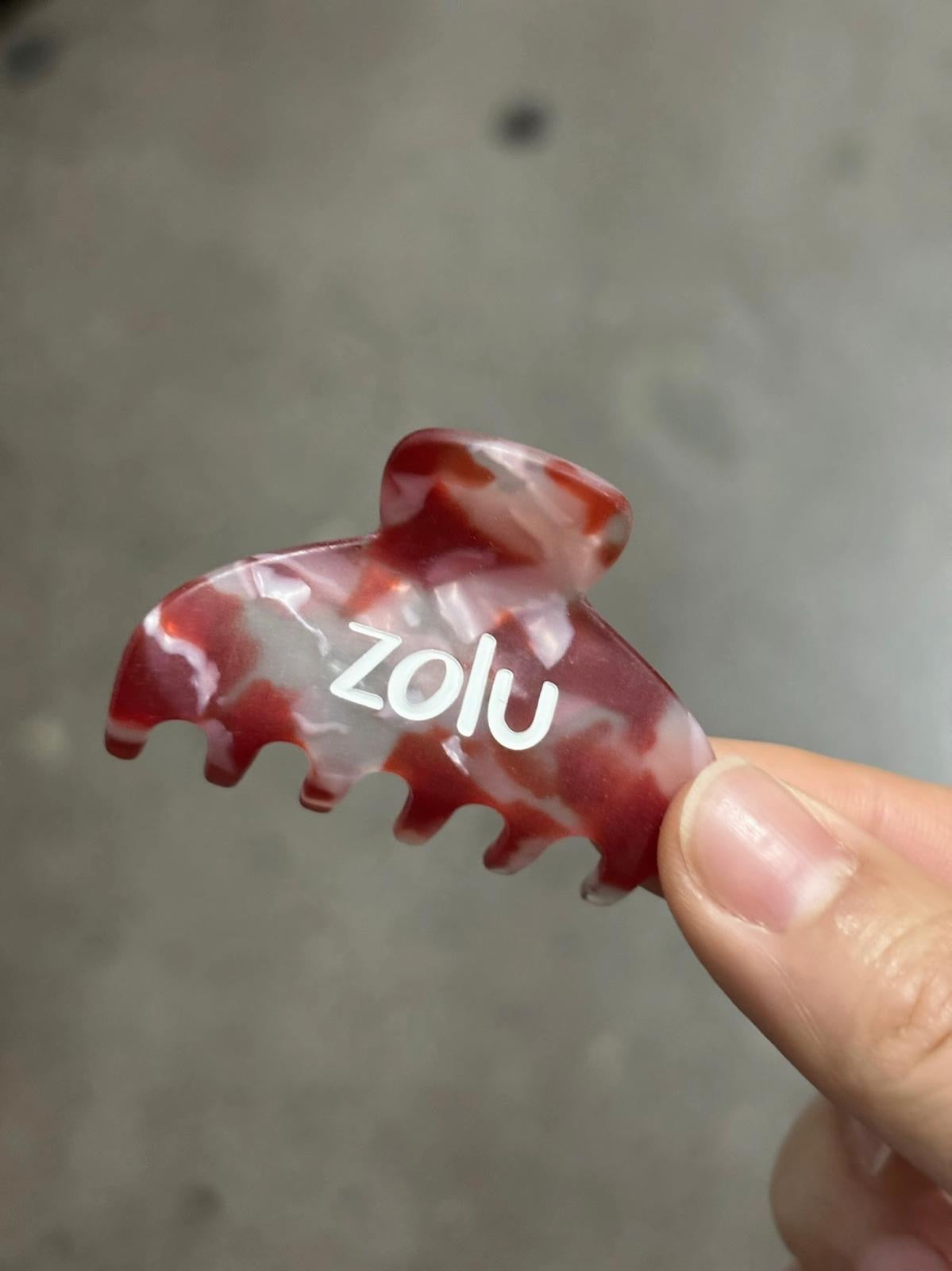 Haarspange „ZOLU“ – Rosa / Rot